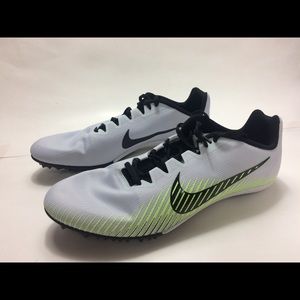 New Nike Zoom Rival M Mens Size 11 Grey Lime Track
